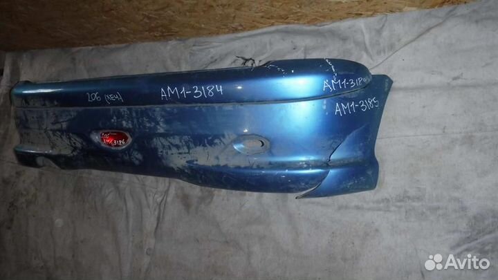 Бампер задний Peugeot 206 1998-2012