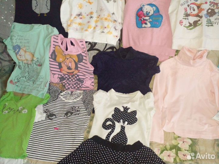 Одежда для девочки пакетом р110-116