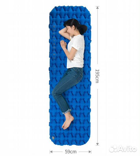 Коврик NatureHike NH19Z032-P FC-10 синий