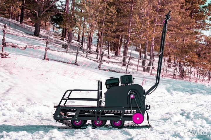 Мотобуксировщик Бурлак М2 LRK 15 л.с