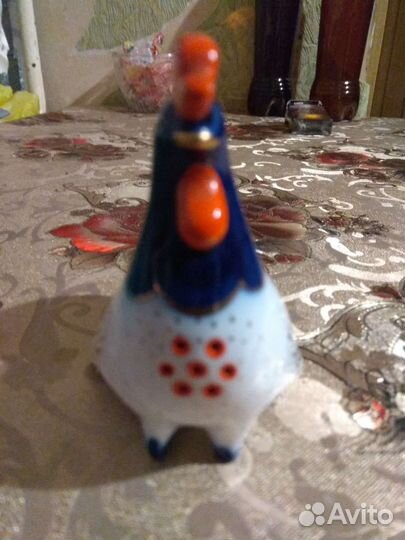 Фарфоровый петух СССР лфз
