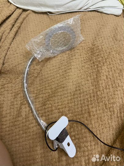 Лампа лупа настольная