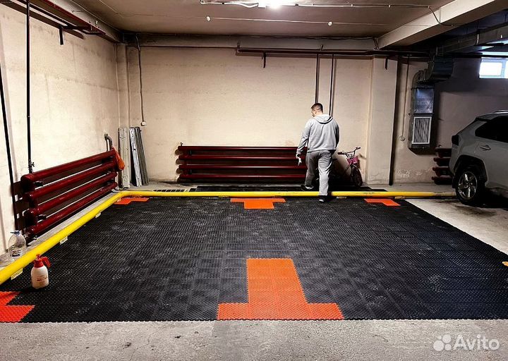 Модульная плитка для гаража