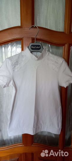 Блузка белая школьная