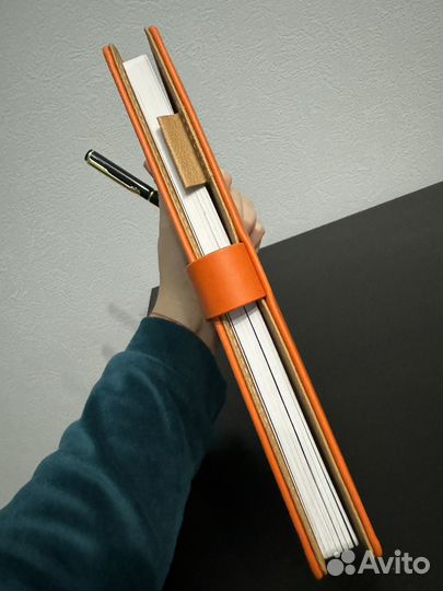Блокнот Hermes с ручкой