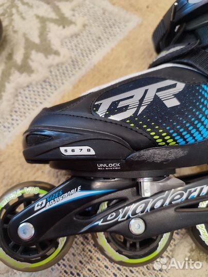 Ролики детские раздвижные 32-37р