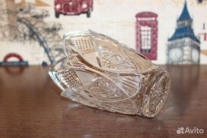 Хрустальная ваза СССР 1980-е гг