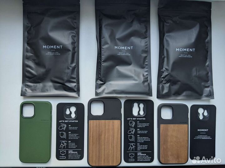 Чехлы Moment для iPhone до 13-й серии включительно
