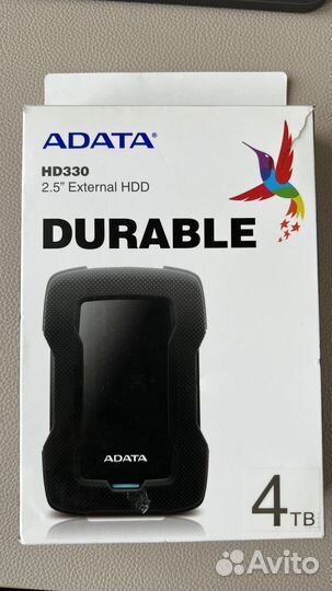 Внешний диск Adata 4tb hd330 новый защищенный