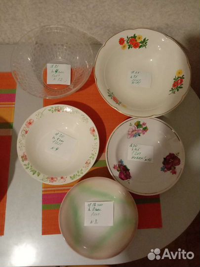 Тарелки глубокие, плоские, новые