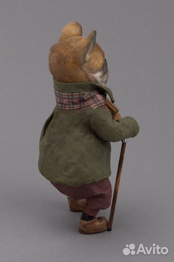 Ватные елочные и интерьерные игрушки Бульдог