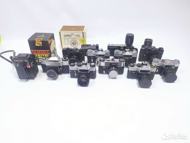 Фотоаппараты zenit, киев, фэд,смена. объективы