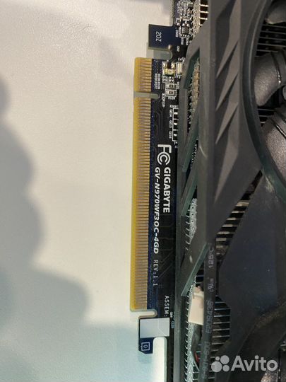 Видеокарта gygabyte gv-n970wf3oc-4gd(rev. 1.1)