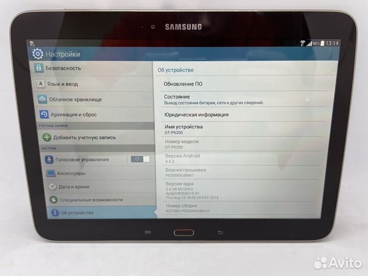 Планшет Samsung Galaxy Tab 3 (10.1, 3G)