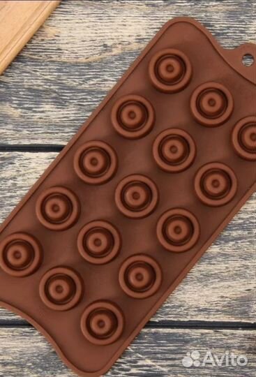 Форма для шоколада льда Торнадо (конфетка круглая)