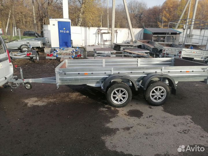 Прицеп двухосный в рассрочку. Гарантия