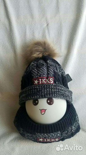 Шапка и шарф снуд ikks