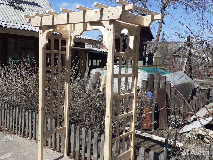 Пергола деревянная для сада