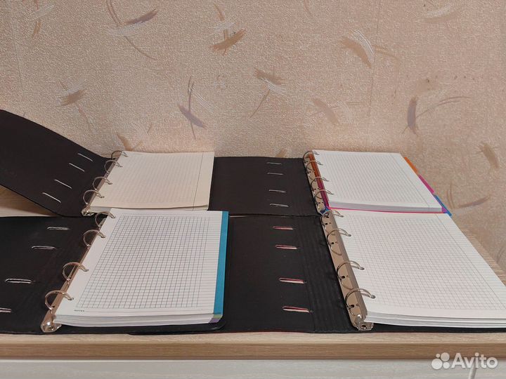 Тетради со сменными блоком
