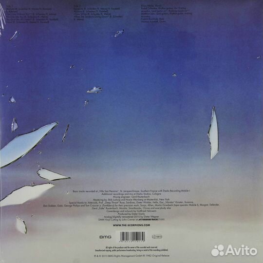 Виниловая пластинка Scorpions blackout (50TH anniv
