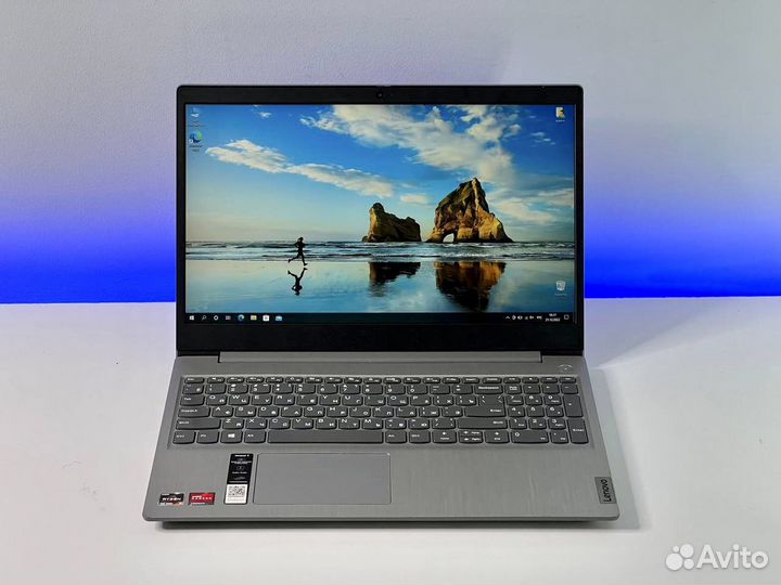 Мощный ноут IPS Ryzen 5 4500 8g озу SSD256g