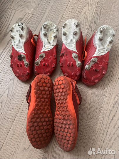 Бутсы шиповки сороконожки adidas 33 размер