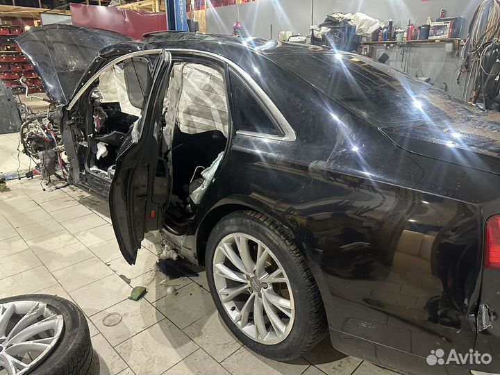 Разбор Audi A8L D4 A8D4 3.0 двигатель Ауди А8 cgwa