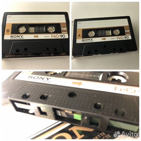 Аудиокассеты Sony Maxell TDK