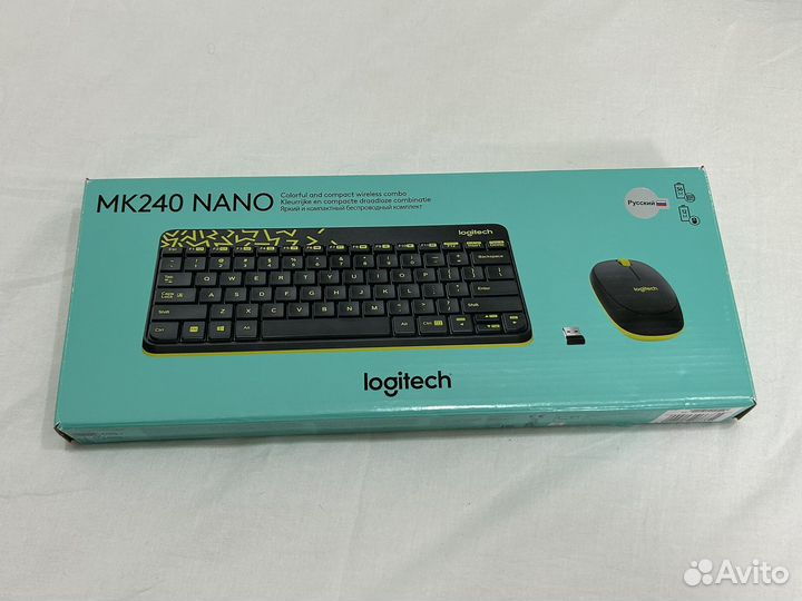 Комплект клавиатура+мышь Logitech MK240