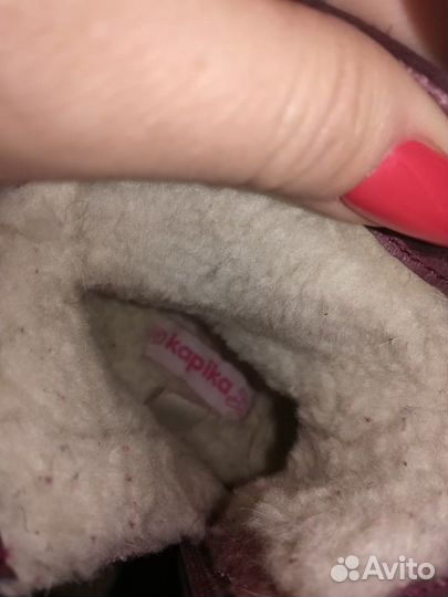 Натуральные зимние сапоги Капика