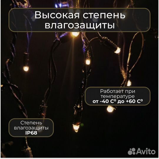 Светодиодная бахрома LED