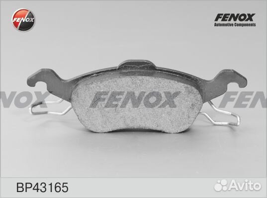 Fenox BP43165 Колодки тормозные ford focus 1 -04 п