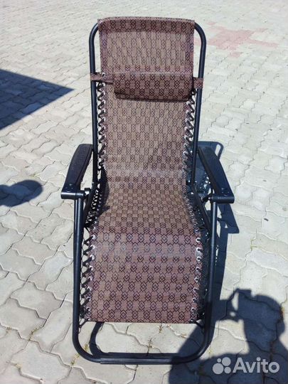 Кресло шезлонг складной