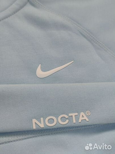 Зипка Nike tech fleece nocta голубая