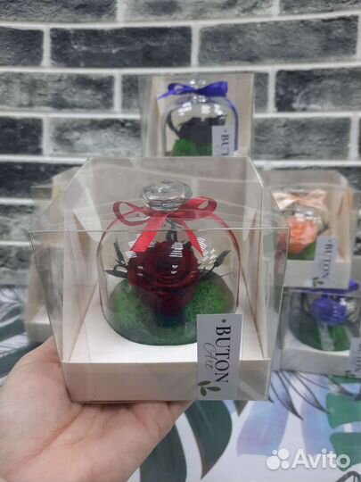 Подарок на 8 Марта Роза в колбе