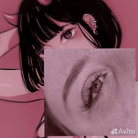 Модель на наращивание ресниц