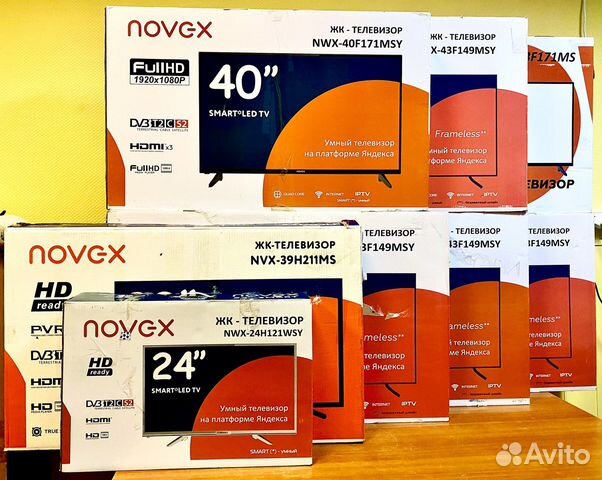 Телевизор Novex 65 yandex TV 4K UHD HDR10+ купить в Москве ...