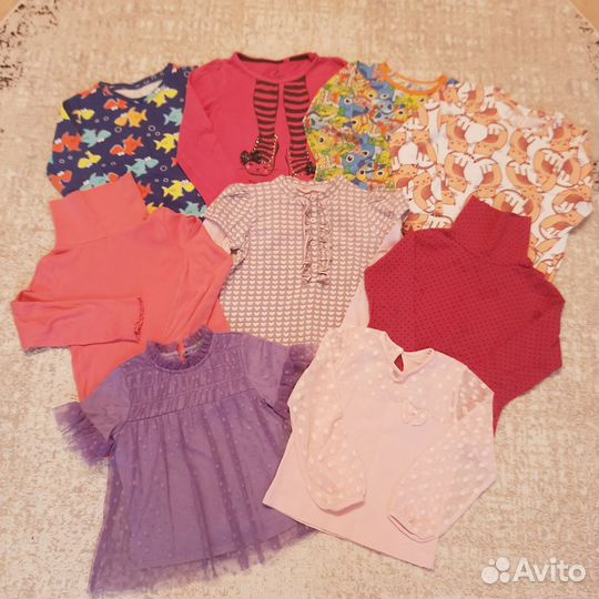 Огромный пакет одежды для девочки 104