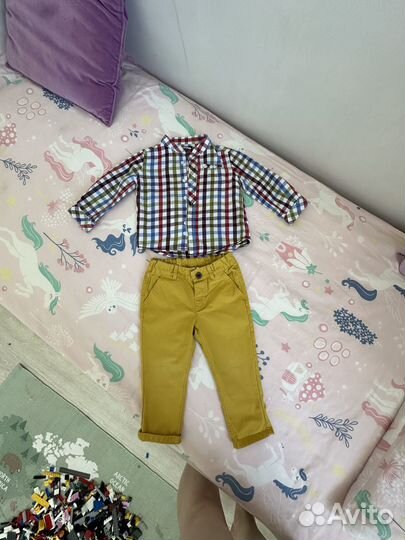 Комплект Штаны h&m и рубашка 86