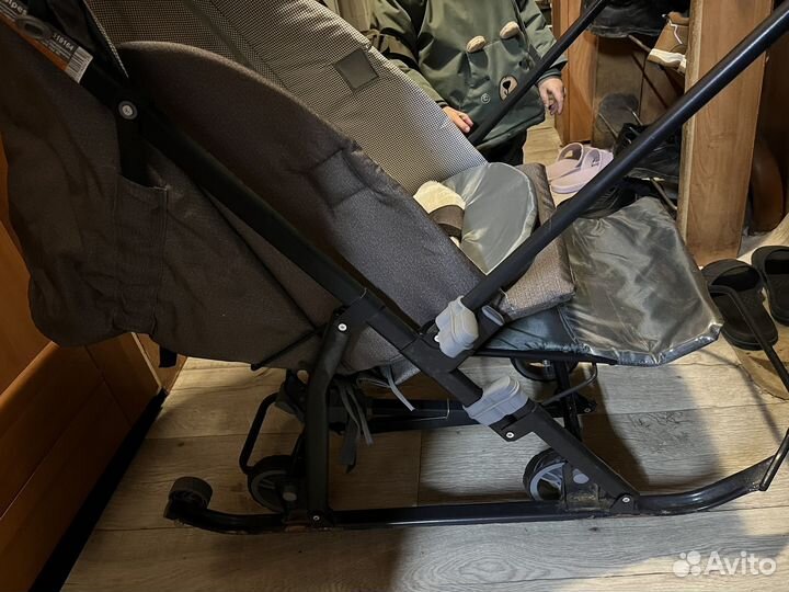 Санки-коляска детская