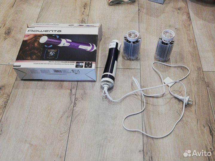 Фен rowenta brush activ volume & shine