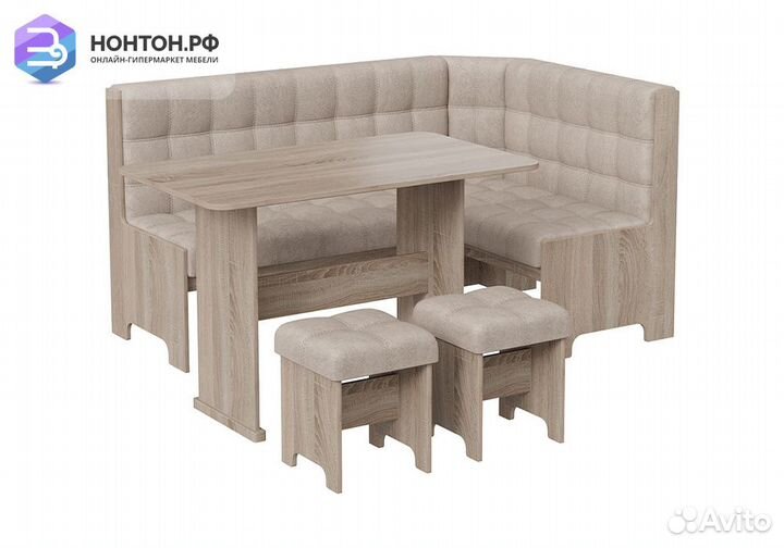 Кухонный уголок Флорида дуб сонома трюфель / dark