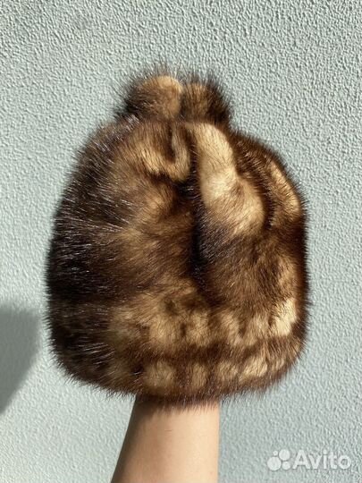 Норковая шапка для девочки