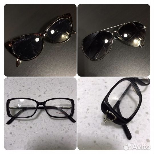 Очки солнцезащитные. Оправа для очков, жен, новая