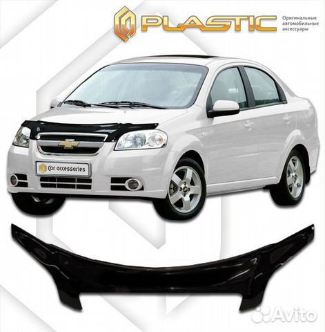 Дефлектор капота (exclusive) Chevrolet Aveo седан