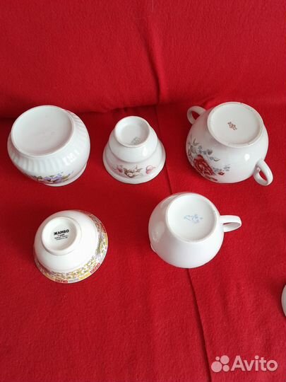 Фарфоровая посуда СССР и графины