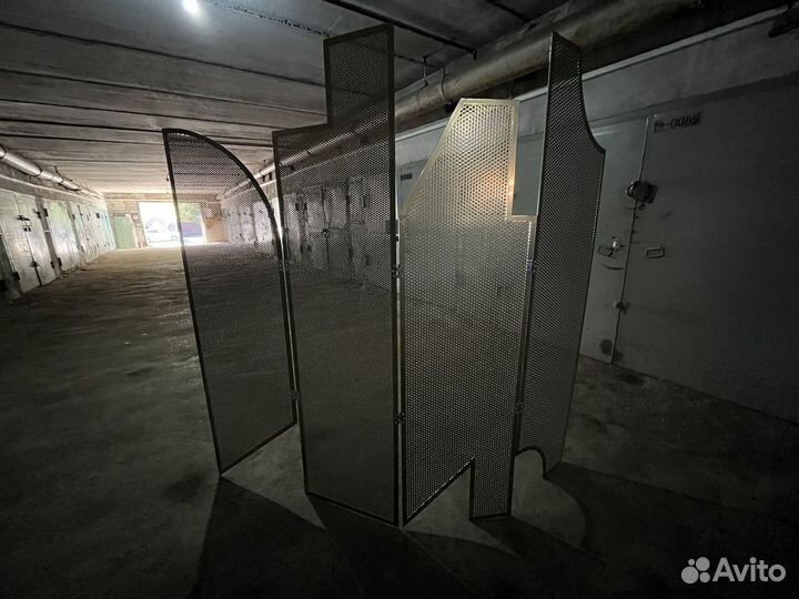Ширма перегородка для зонирования металлическая