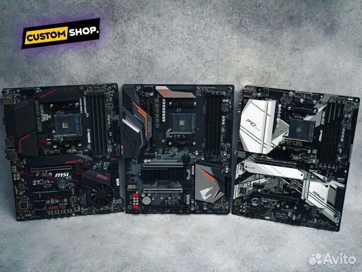 Материнские платы AMD AM4 AM3 FM2 FM 1