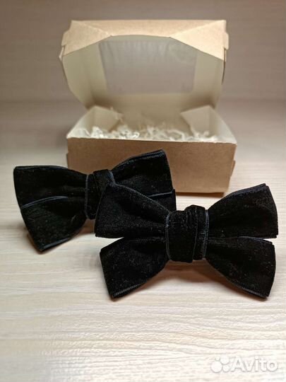 Бантики из бархата