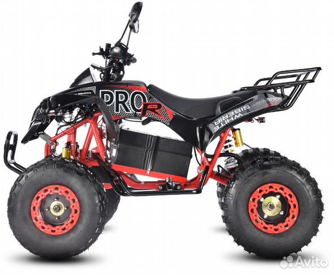Электроквадроцикл white siberia sneg PRO R 3000W